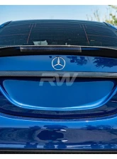 RW Carbon CF Trunk Trim Mercedes-Benz W205 Sedan 2015-2021                                     - Mercw20550 - Image 4