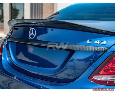 RW Carbon CF Trunk Trim Mercedes-Benz W205 Sedan 2015-2021 - Mercw20550