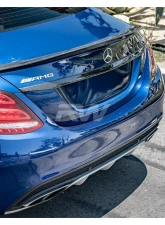 RW Carbon CF Trunk Trim Mercedes-Benz W205 Sedan 2015-2021                                     - Mercw20550 - Image 6