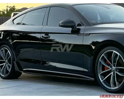 RW Carbon CF Side Skirt Extensions Audi A5 | S5 2020+ - audia501