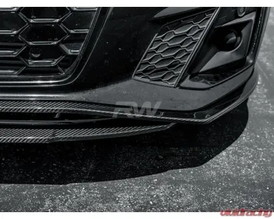 RW Carbon CF Front Lip Spoiler Audi A5 | S5 2020+ - audib9a503
