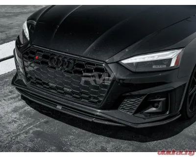 RW Carbon CF Front Lip Spoiler Audi A5 | S5 2020+ - audib9a503