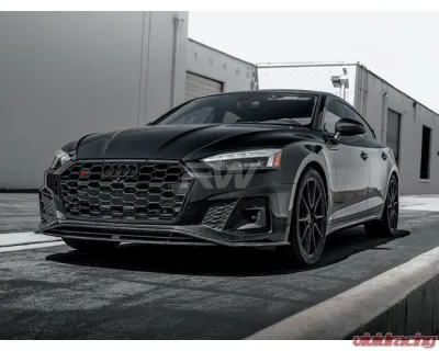 RW Carbon CF Front Lip Spoiler Audi A5 | S5 2020+ - audib9a503