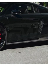 RW Carbon GT Style CF Side Skirt Extensions Audi R8 4S 2019-2023                                     - audir813 - Image 4