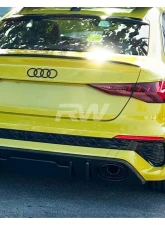 RW Carbon CF Rear Diffuser Audi RS3 8Y 2022-2024                                     - audirs305 - Image 4