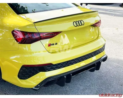 RW Carbon CF Rear Diffuser Audi RS3 8Y 2022-2024 - audirs305
