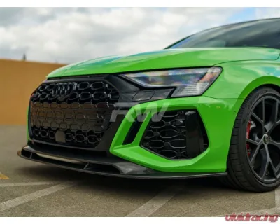 RW Carbon CF Front Lip Spoiler Audi RS3 8Y 2022+ - audirs38y01