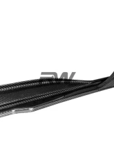 RW Carbon CF Side Skirt Extensions Audi RS6 C8 Avant 2019-2025                                     - audirs603 - Image 2