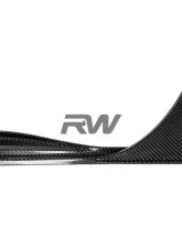 RW Carbon CF Side Skirt Extensions Audi RS6 C8 Avant 2019-2025                                     - audirs603 - Image 4