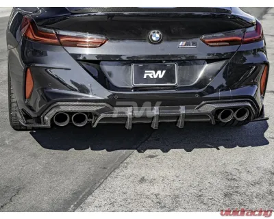 RW Carbon SQ Style CF Diffuser BMW F9X M8 2019+ - bmwF91014