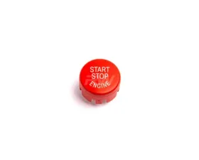 RW Carbon Red Start Stop Button BMW