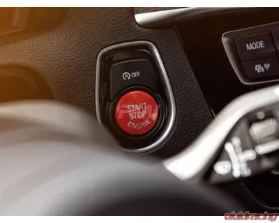 RW Carbon Red Start Stop Button BMW - bmwf8x070