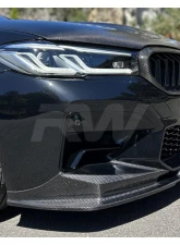 RW Carbon 3D Style CF Front Lip BMW F90 LCI 2021-2023                                     - bmwf90019 - Image 3