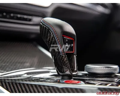 RW Carbon Gear Selector Cover BMW 2019+ - bmwf91010