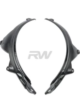RW Carbon CF Rear Wheel Arch Extensions BMW F93 M8 Gran Coupe 2019                                     - bmwf93023 - Image 2