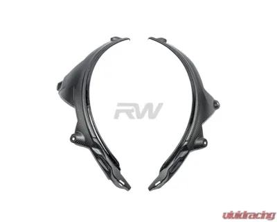 RW Carbon CF Rear Wheel Arch Extensions BMW F93 M8 Gran Coupe 2019 - bmwf93023