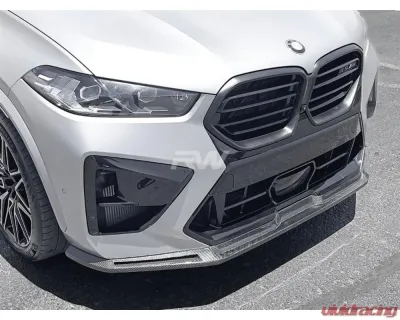 RW Carbon CF Front Lip BMW F95 X5M LCI 2024+ - bmwf95024