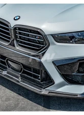 RW Carbon CF Front Lip Spoiler BMW F96 X6M 2024+                                     - bmwf9607 - Image 4