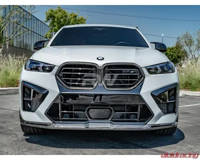 RW Carbon CF Front Lip Spoiler BMW F96 X6M 2024+ - bmwf9607