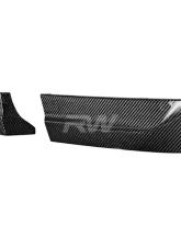 RW Carbon CF Rear Bumper Trim BMW F96 X6M 2019+                                     - bmwf9609 - Image 2