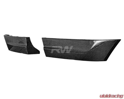 RW Carbon CF Rear Bumper Trim BMW F96 X6M 2019+ - bmwf9609