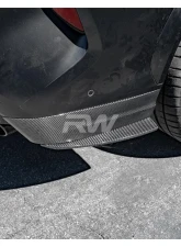 RW Carbon CF Rear Bumper Trim BMW F96 X6M 2019+                                     - bmwf9609 - Image 4