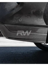 RW Carbon CF Rear Bumper Trim BMW F96 X6M 2019+                                     - bmwf9609 - Image 5