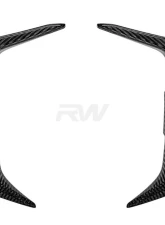 RW Carbon CF Rear Canards BMW F97 X3M 2020-2022                                     - bmwf970012 - Image 2