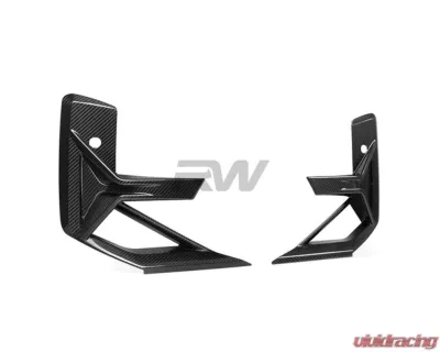 RW Carbon CF Front Bumper Trims BMW F97 | F98 2022-2025 - bmwf97007