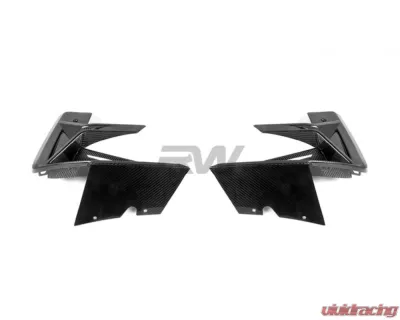 RW Carbon CF Front Bumper Trims BMW F97 | F98 2022-2025 - bmwf97007