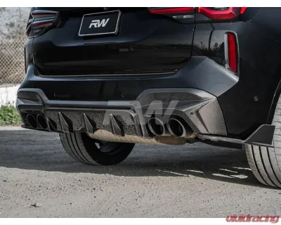 RW Carbon CF Diffuser BMW F97 X3M 2022-2024 - bmwf97019
