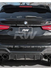 RW Carbon CF Diffuser BMW F97 X3M 2022-2024                                     - bmwf97019 - Image 6