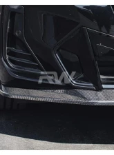 RW Carbon CF Front Lip BMW X3 | X4 M-Sport 2022-2024                                     - bmwg01017 - Image 4