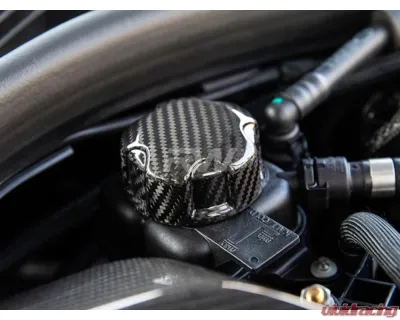 RW Carbon CF Charge Cooler Tank Cap Cover BMW - bmwg01019
