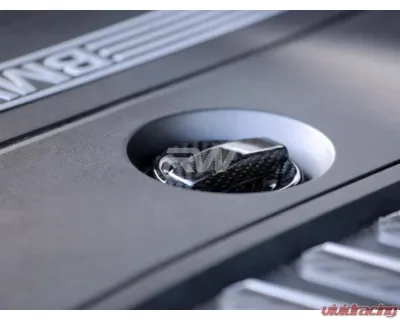 RW Carbon CF Competition Oil Cap Covers BMW - bmwg01020