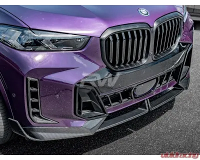 RW Carbon CF Performance Style Front Lip BMW X5 2024+ - bmwg05015