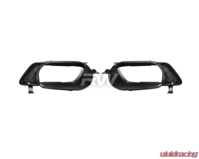 RW Carbon CF Exhaust Tips BMW X5 2019-2023 - bmwg05019