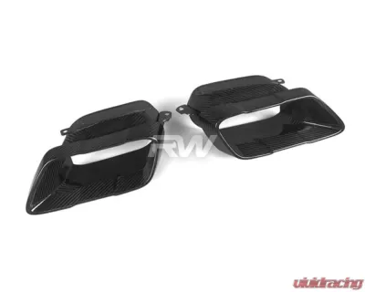 RW Carbon CF Exhaust Tips BMW X5 2019-2023 - bmwg05019