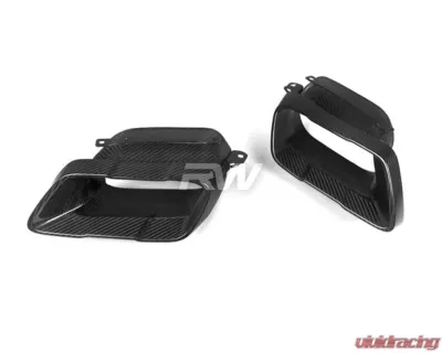 RW Carbon CF Exhaust Tips BMW X5 2019-2023 - bmwg05019
