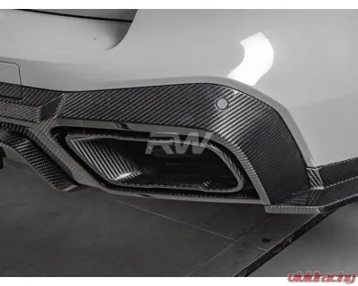 RW Carbon CF Exhaust Tips BMW X5 2019-2023 - bmwg05019
