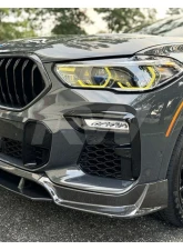 RW Carbon CF Front Lip Spoiler BMW X6 2020-2023                                     - bmwg06008 - Image 5