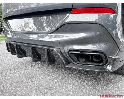 RW Carbon CF Diffuser BMW X6 M-Sport 2019+ - bmwg06009