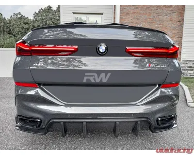 RW Carbon CF Diffuser BMW X6 M-Sport 2019+ - bmwg06009