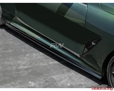 RW Carbon CF Side Skirts BMW M8 | M850i | 840i 2019+ - bmwg14010