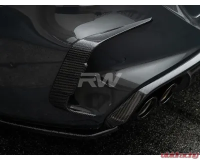 RW Carbon CF Rear Canards BMW M8 2019+ - bmwg1603