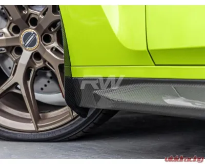 RW Carbon CF Front Splash Guards BMW 3-Series 2019+ - bmwg20014