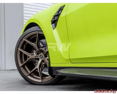 RW Carbon CF Front Splash Guards BMW 3-Series 2019+ - bmwg20014