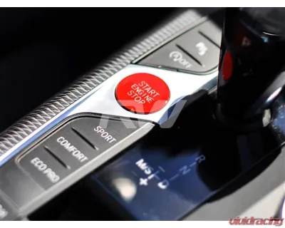 RW Carbon Red Start Stop Button BMW - bmwg20047