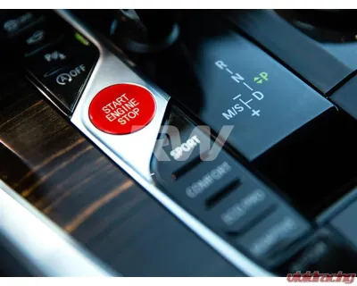 RW Carbon Red Start Stop Button BMW - bmwg20047