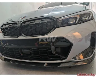 RW Carbon 3D Style CF Front Lip Spoiler BMW G20 2023+ - bmwg20048